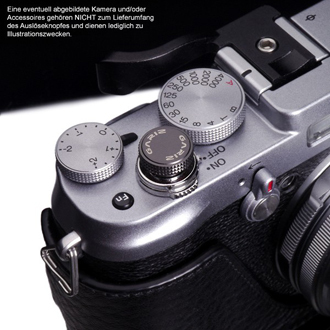 GARIZ Auslöseknopf / Soft Release Button für Fuji, Leica Schwarz